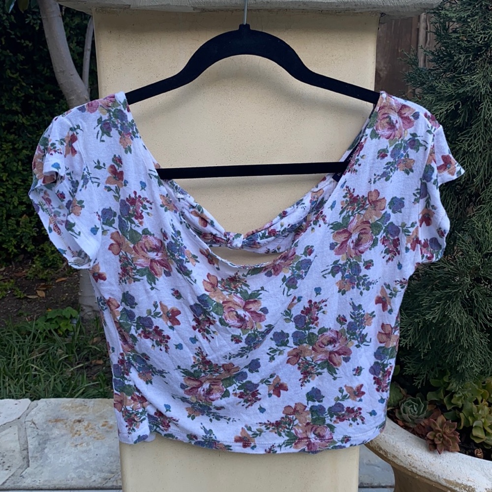 Brandy Melville Crop Top with Tie Back